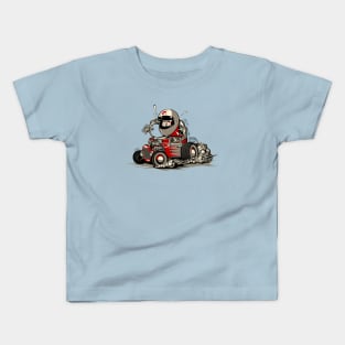 Cartoon retro rat rod Kids T-Shirt